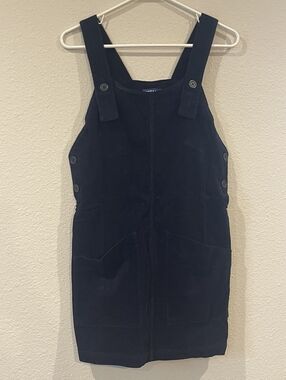 NWT United By Blue Impact Collection Night Sky Blue Corduroy Overall Mini Dress